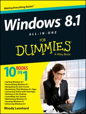 cover image of Windows 8.1 All-in-One For Dummies